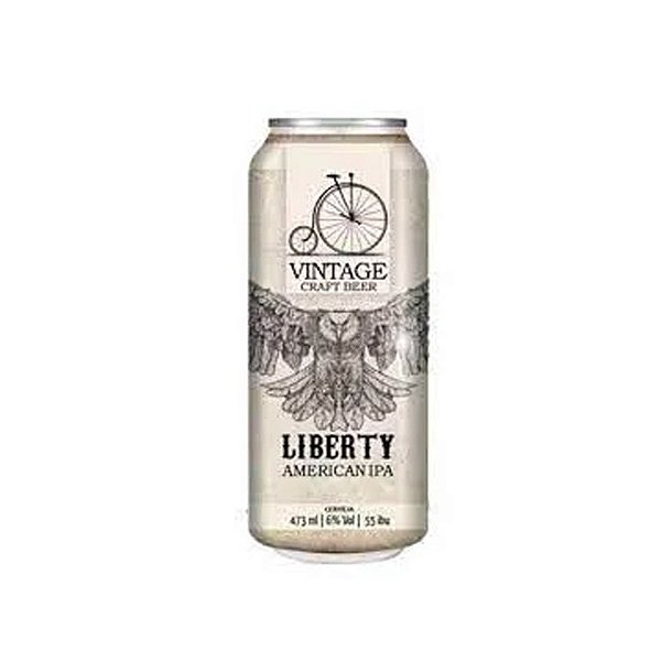 CERVEJA VINTAGE  LIBERTY IPA - LATA 473ml