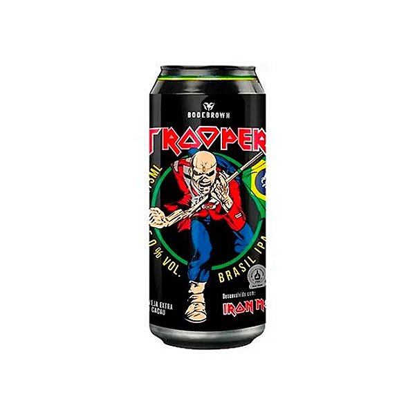 CERVEJA BODEBROWN TROOPER LATA - LATA 473ml
