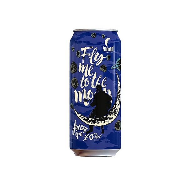 CERVEJA MOODRI FLY ME TO THE MOON - LATA 473ml