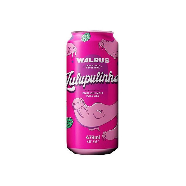CERVEJA WALRUS+LULUPULINHA ENGLISH INDIA PALE ALE - LATA 473ML