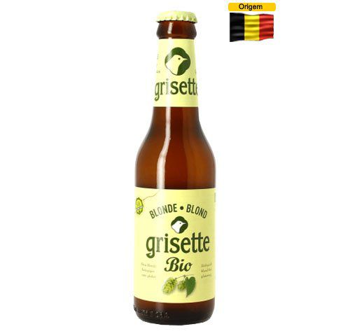 CERVEJA GRISETTE BLONDE BIO - GLUTEN FREE - GARRAFA 250ml