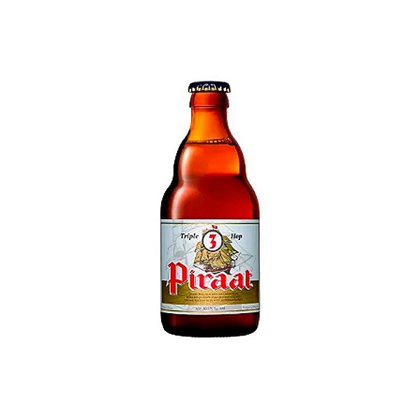 CERVEJA PIRAAT TRIPLEL HOP - GARRAFA 330ml