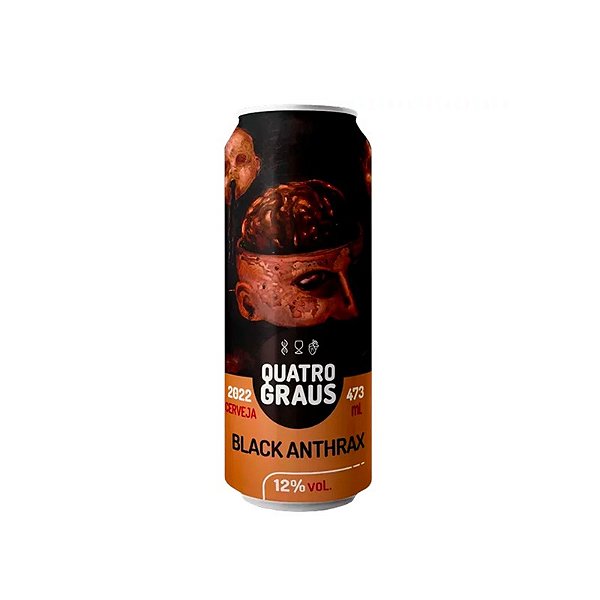 CERVEJA QUATRO GRAUS LACK ANTHRAX - LATA 473ml