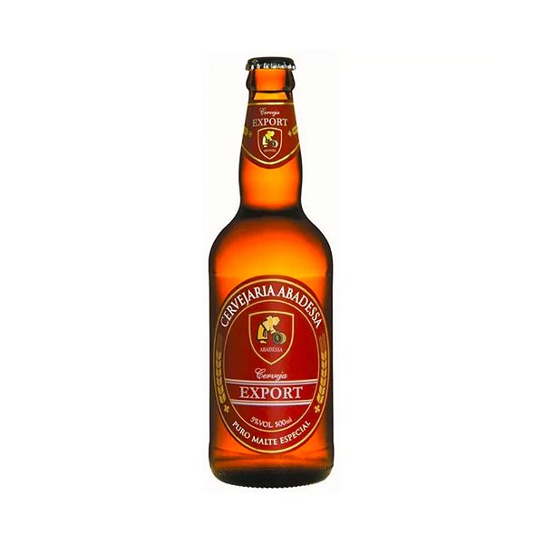CERVEJA ABADESSA EXPORT - GARRAFA 500ml