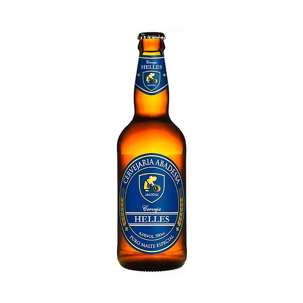 CERVEJA ABADESSA HELLES - GARRAFA 500ml