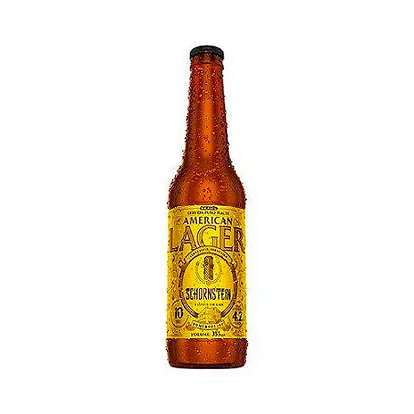 CERVEJA SCHORNSTEIN AMERICAN LAGER LONG NECK - GARRAFA 355ml