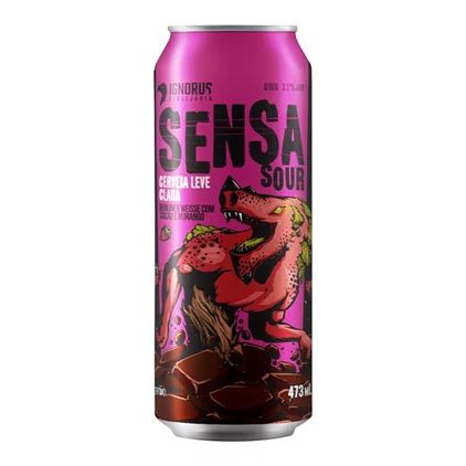 CERVEJA IGNORUS SENSA SOUR - LATA 473ml