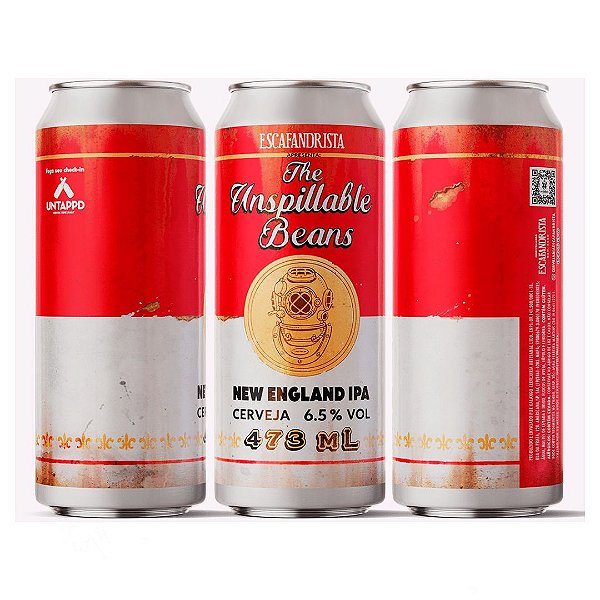 CERVEJA ESCAFANDRISTA THE UNSPILLABLE BEANS - LATA 473ml