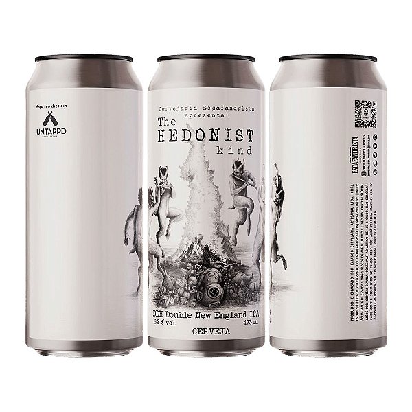 CERVEJA ESCAFANDRISTA THE HEDONIST KIND - LATA 473ml