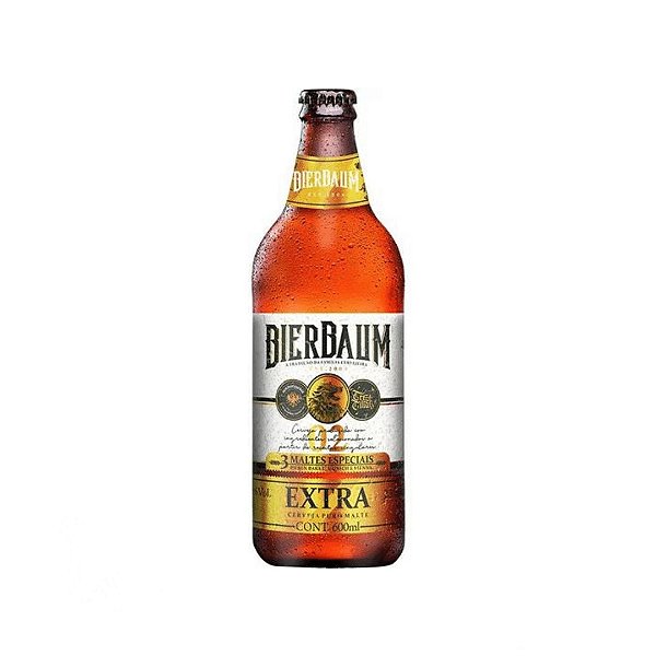 CERVEJA BIERBAUM EXTRA - GARRAFA 600ml