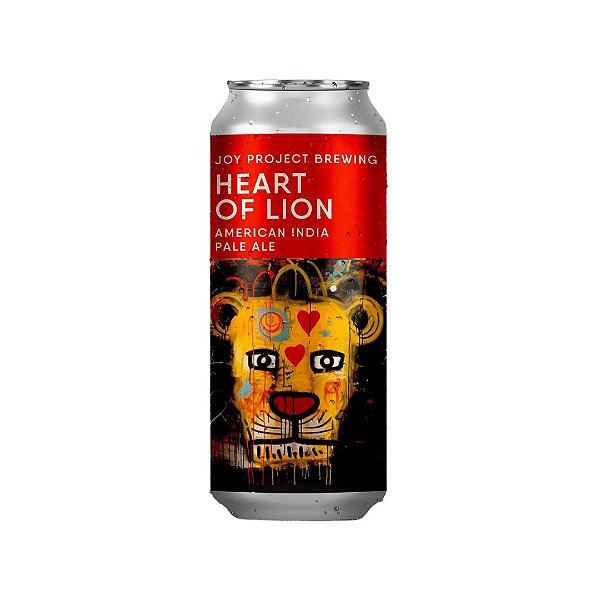 CERVEJA JOY HEART OF LION - LATA 473ml
