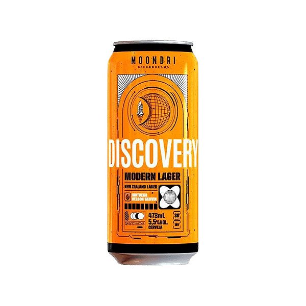 CERVEJA MOONDRI DISCOVERY - LATA 473ml