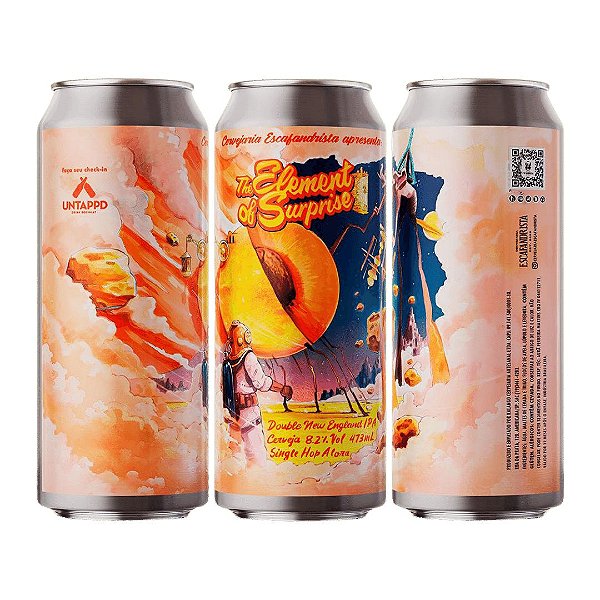 CERVEJA ESCAFANDRISTA THE ELEMENT OF SURPRISE - LATA 473ml