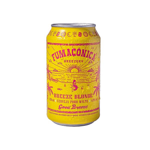 CERVEJA FUMAÇONICA BREEZE BLONDE - LATA 350ml