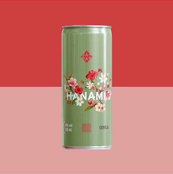 CERVEJA JAPAS HANAMI - LATA 310ml
