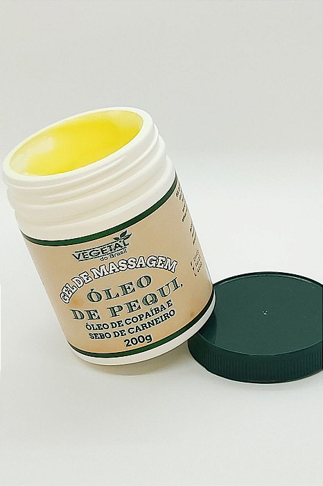 GEL DE MASSAGEM COM OLEO DE PEQUI-200G