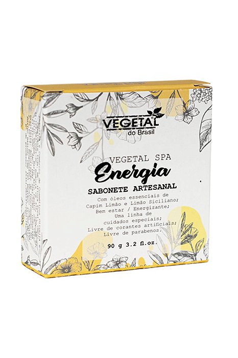 SABONETE ARTESANAL ENERGIA VEGETAL SPA-90G