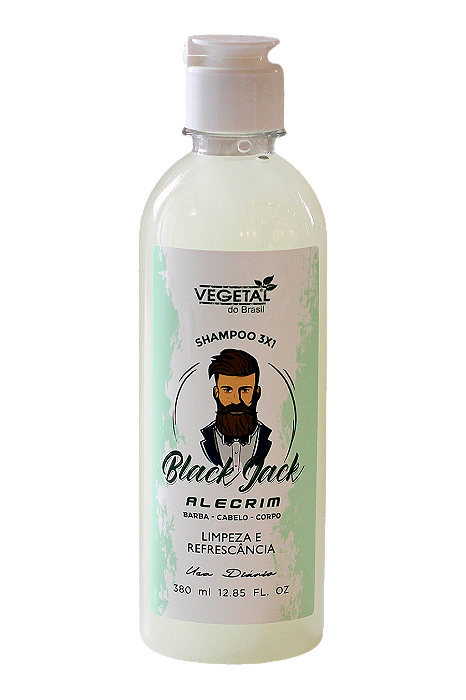 SHAMPOO BLACK JACK - 380ML ALECRIM