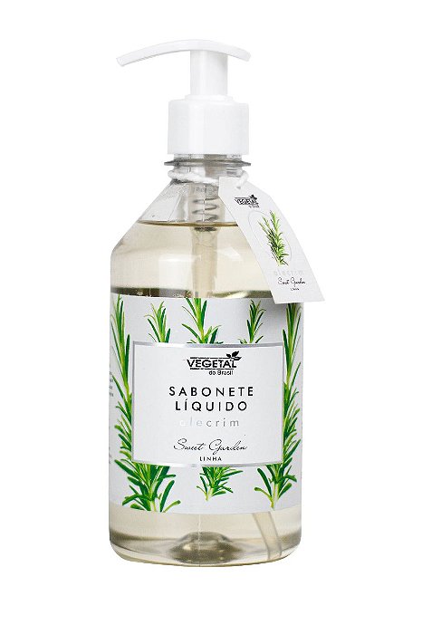 SABONETE LIQUIDO ALECRIM-500ML- LINHA SWHEET GARDEN