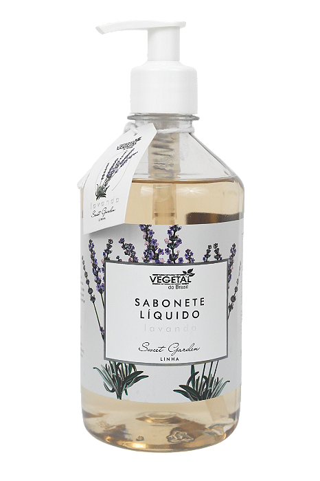 SABONETE LIQUIDO LAVANDA-500ML- LINHA SWHEET GARDEN