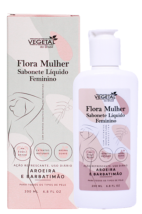 SABONETE LIQUIDO AROEIRA E BARBATIMAO-200ML