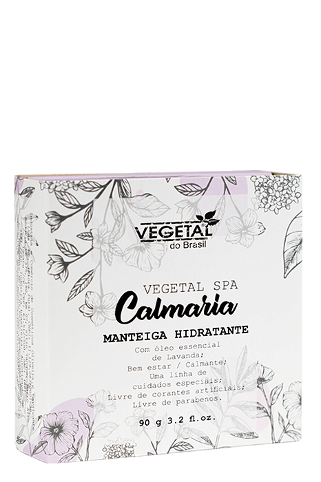 MANTEIGA HIDRATANTE CALMARIA- VEGETAL SPA- 90G