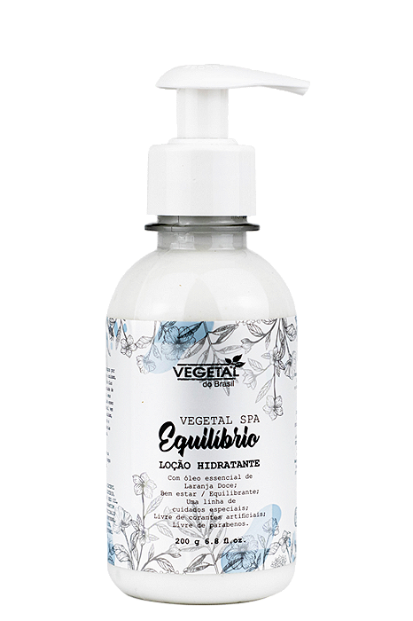 LOCAO HIDRATANTE EQUILIBRIO -VEGETAL SPA-200G