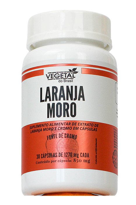 LARANJA MORO SUP. ALIMENTAR 30 CAPS 1270MG VB