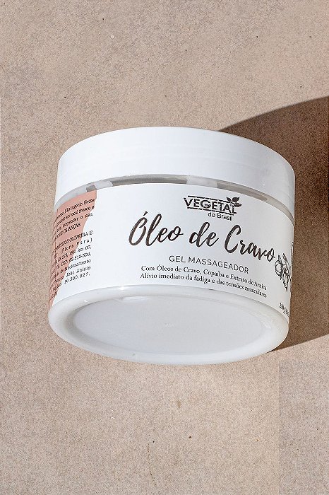 GEL MASSAGEADOR OLEO DE CRAVO 250G