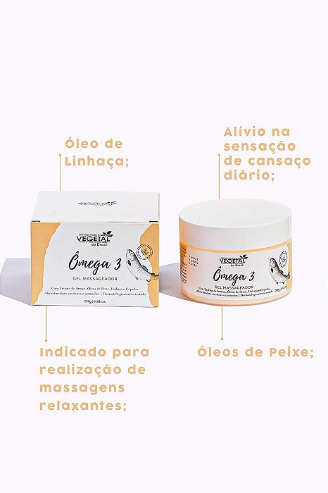 GEL MASSAGEADOR OMEGA 3-250G