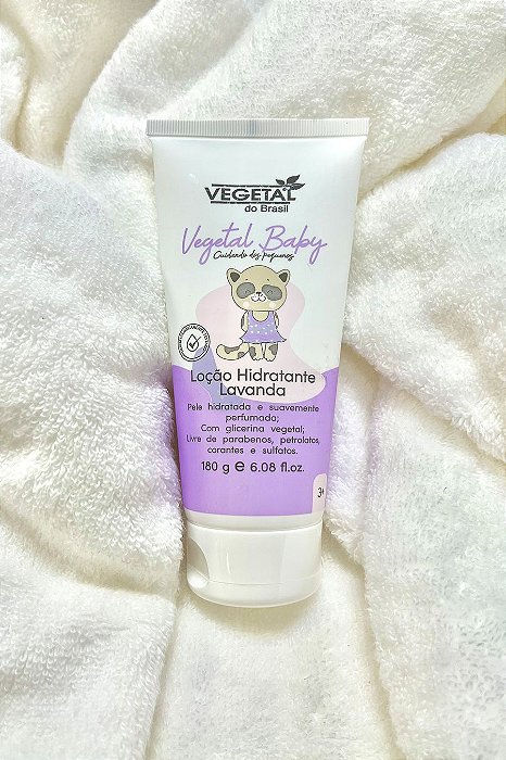 LOCAO HIDRATANTE VEGETAL BABY LAVANDA- 180G