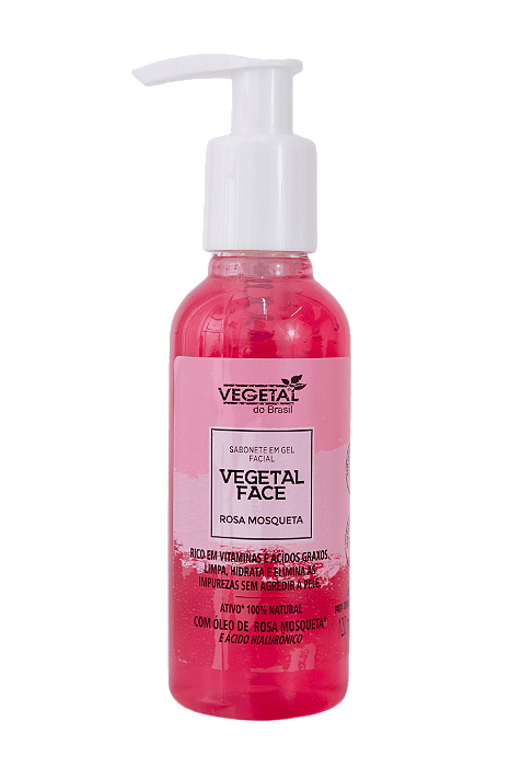 SABONETE EM GEL FACIAL ROSA MOSQUETA - 120ML