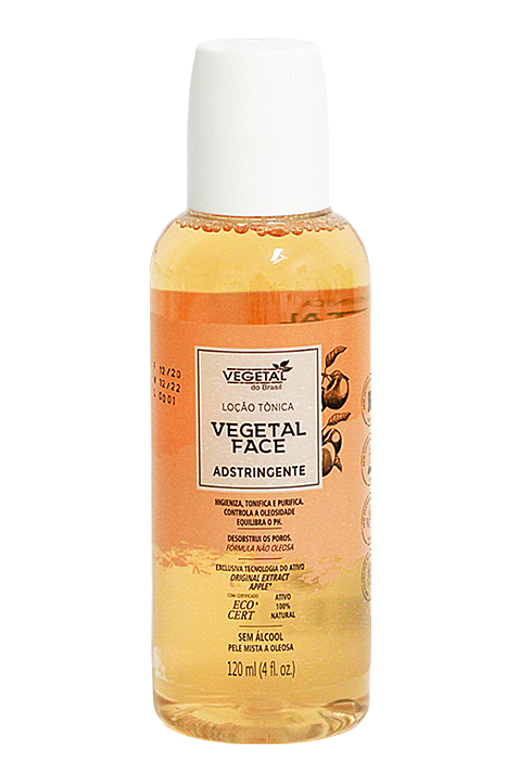 LOCAO TONICA ADSTRINGENTE VEGETAL FACE- 120ML