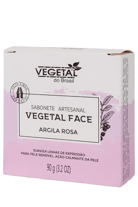 SABONETE ARTESANAL ARGILA ROSA-90G