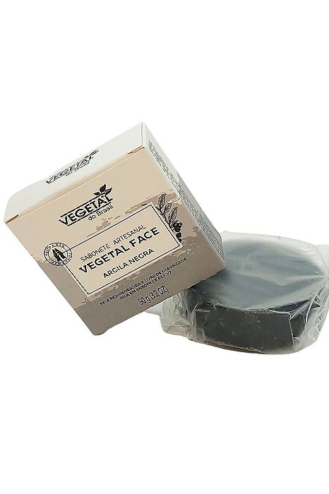 SABONETE ARTESANAL ARGILA NEGRA-90G