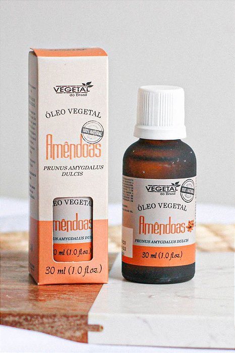 OLEO VEGETAL DE AMENDOAS- 30ML