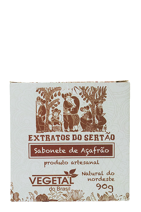 SABONETE VEGETAL ACAFRAO- 90G