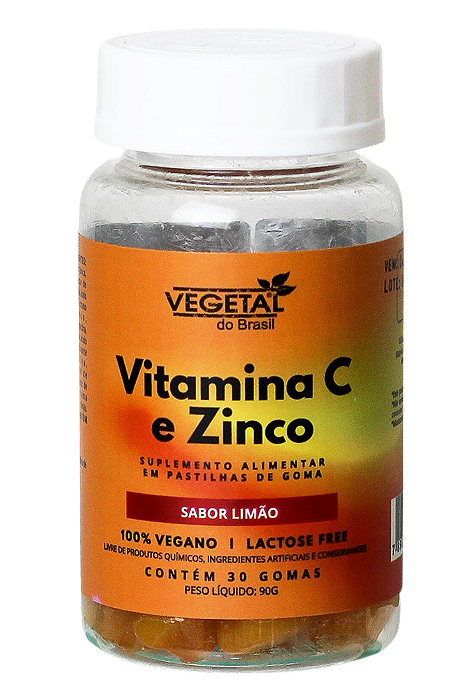 VITAMINA C E ZINCO GOMA SABOR LIMAO 90 VB