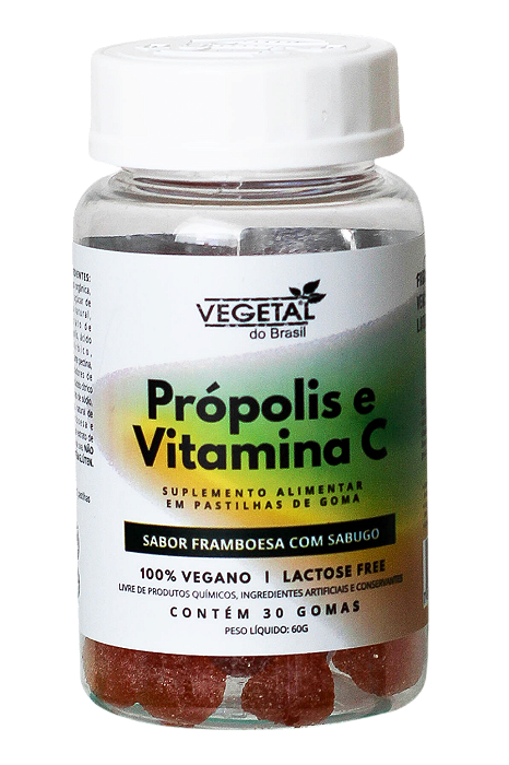 PROPOLIS E VITAMINA C GOMA 30 UNID VB