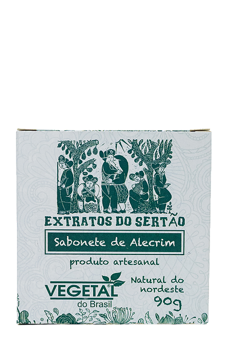 SABONETE ARTESANAL DE ALECRIM- 90G