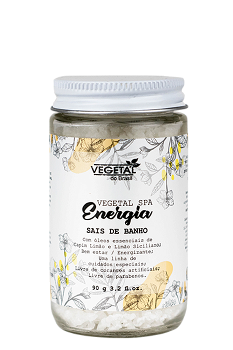 SAIS DE BANHO ENERGIA - VEGETAL SPA- 90G