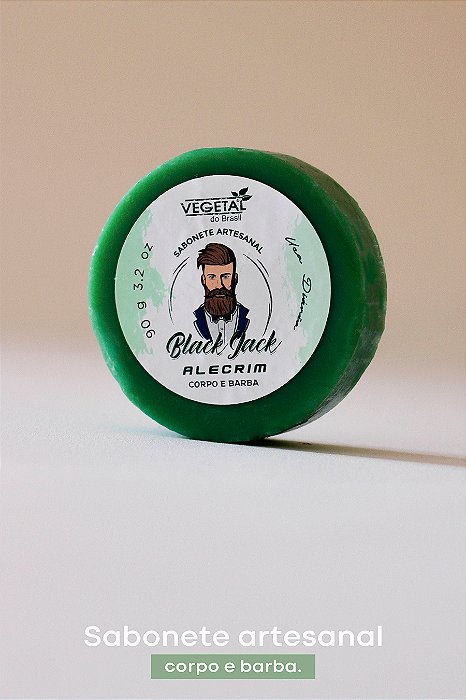 SABONETE BLACK JACK 90G - ALECRIM