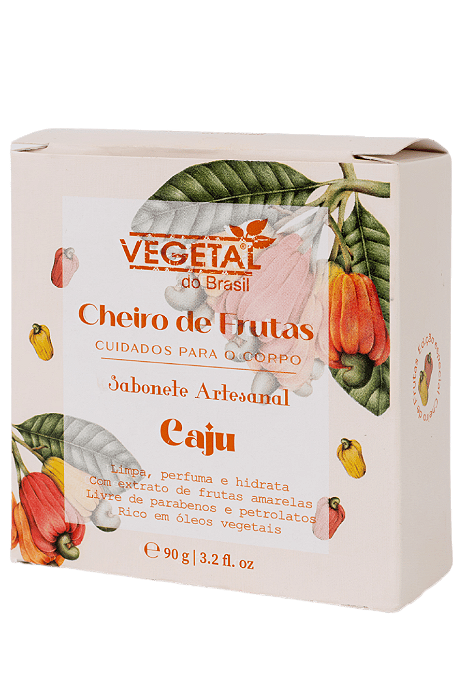 SABONETE ARTESANAL CAJU- 90G