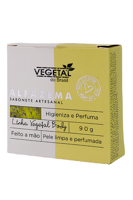 SABONETE ARTESANAL ALFAZEMA- 90G