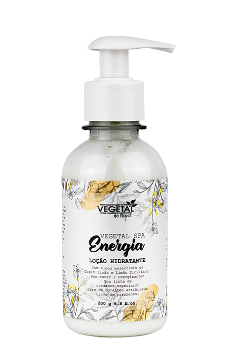 LOCAO HIDRATANTE ENERGIA-VEGETAL SPA-200G