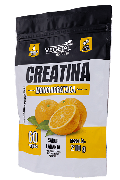 CREATINA MONOHIDRATADA SABOR LARANJA 210G VB