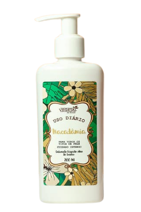 SABONETE LIQUIDO OLEO DE BANHO MACADAMIA-220ML