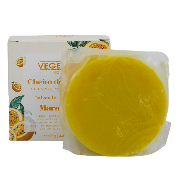 SABONETE ARTESANAL DE MARACUJÁ- 90G