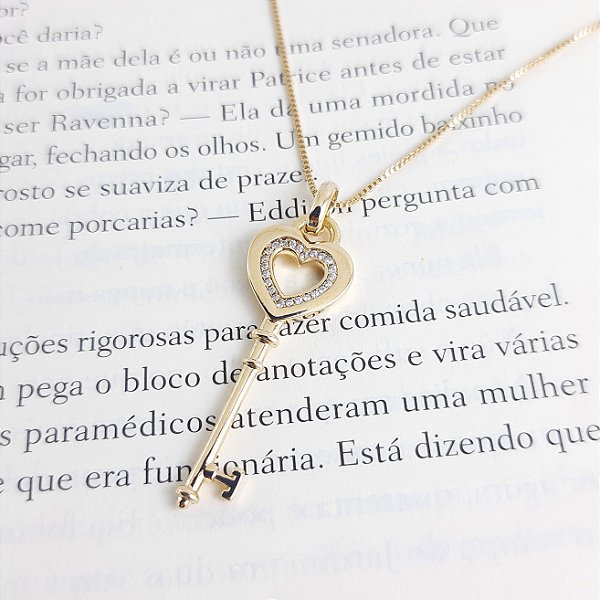 COLAR CHAVE DO CORAÇÃO