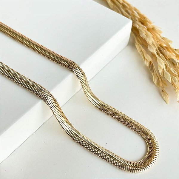 CHOKER MALHA MALEÁVEL 5MM